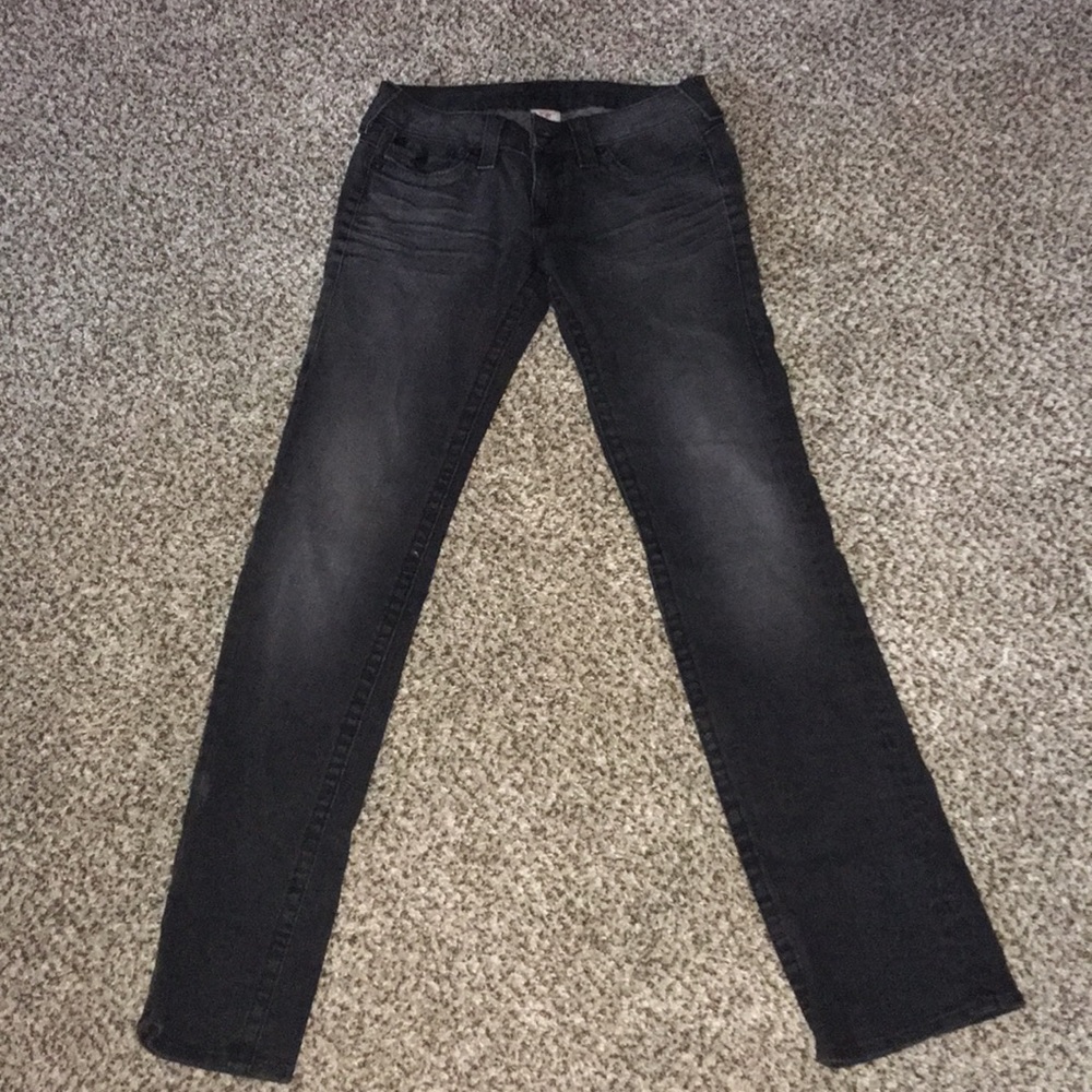 True Religion gray jeans